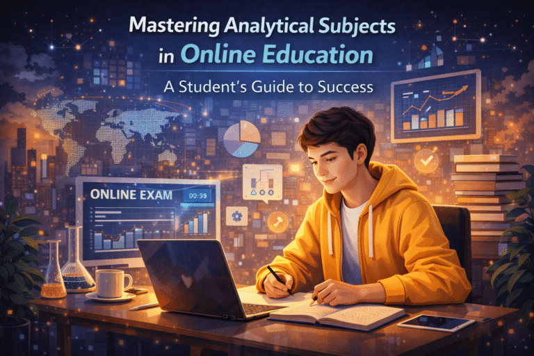 Mastering Analytical Subjects in Online Education: A Student’s Guide to Success